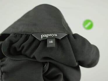 satynowy top pod marynarkę: Papaya, Bluzka damska, rozmiar XL — 4