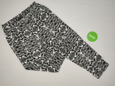 spodnie serduszka by o la la czarne: Spodnie materiałowe damskie, rozmiar L — 2