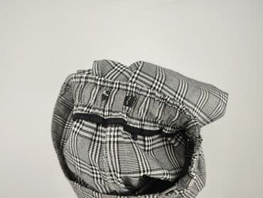 rajstopy w kratę: Spodnie materiałowe damskie, rozmiar S — 4