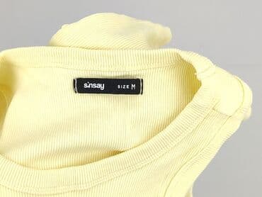 sinsay bluzki z krótkim rękawem: Sinsay, Top damski, rozmiar M — 4