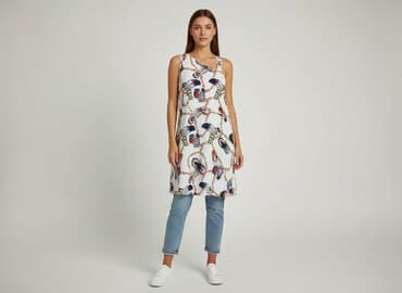 sukienki z piórami długa: Airisa, Sukienka damska, rozmiar M — 1