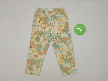 stradivarius spodnie woskowane z wysokim stanem: Material trousers, Sinsay, 4-5 years, 110, condition - Very good — 2