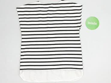 t shirty w biało czarne paski: Reserved, T-shirt damski, rozmiar S — 4