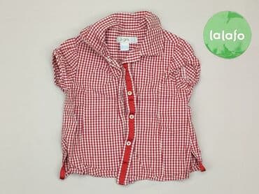 sukienka dla 6 latki: Shirt 2-3 years, condition - Very good, pattern - Cell, color - Red — 2