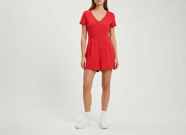 sukienka czerwona bershka: Bershka, Kombinezon damski, rozmiar S — 6