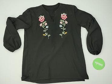 czarne bluzki boho: Bluzka damska, rozmiar L — 2