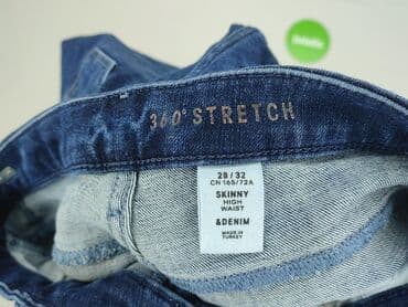 legginsy modelujace push up: Denim, Jeansy damskie, rozmiar S — 4