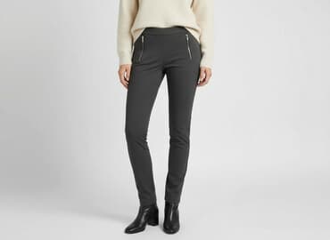 spodnie skórzane mango: Mango, Spodnie materiałowe damskie, rozmiar M — 6