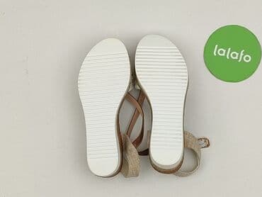 deichmann sandały srebrne: Sandały damskie, rozmiar 37 — 4