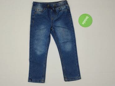 fioletowe spodnie dla niemowląt: Spodnie jeansowe, Kiki & Koko, 2-3 lat, 92/98, stan - Bardzo dobry — 2