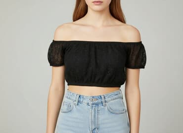 bluzki koronka allegro: Atmosphere, Top damski, rozmiar S — 6