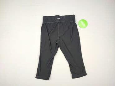 skórzana kurtka i futrzana kamizelka: Leggings for kids, 14 years, 158/164, condition - Very good — 4