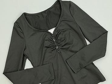czarne bluzki plus size: Bluzka damska, rozmiar XS — 1
