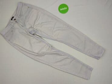 szare szerokie jeansy: F&F, Jeansy damskie, rozmiar M — 2