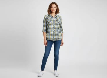 koszula flanelowa jula: Clockhouse, Koszula damska, rozmiar M — 1