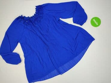 chabrowa bluzki plus size: Zanzea, Bluzka damska, rozmiar One size — 3