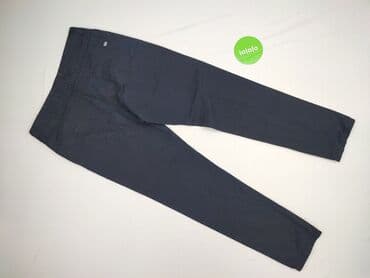 granatowe chinosy damskie: Big Star, Spodnie materiałowe damskie, rozmiar M — 3