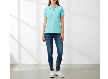 pull and bear golf damski: Damska koszulka polo, rozmiar S — 6