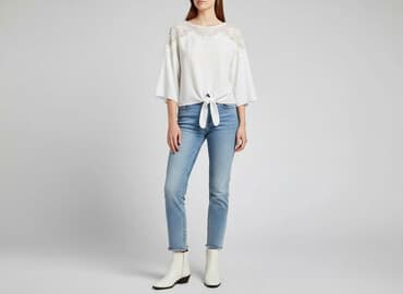 bluzki nietoperz plus size: Bluzka damska, rozmiar S — 6