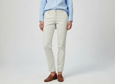 damskie spodnie chinosy: Mango, Spodnie materiałowe damskie, rozmiar L — 7