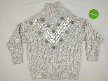 sweter w chmurki: Top Secret, Golf damski, rozmiar XL — 2