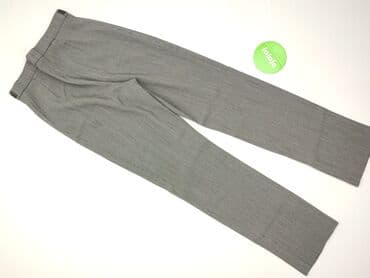 sukienki na wesele dla matki mlodego: Bianco, Material trousers for women, size M (EU 38) — 3