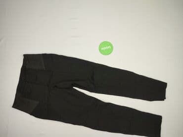 legginsy damskie plus size: Material trousers for women, size L (EU 40) — 2