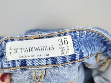 jeansy plus size wysoki stan: Stradivarius, Jeansy damskie, M — 4