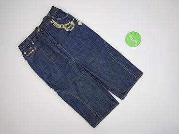 jeansy plus size: Spodnie 3/4 damskie, rozmiar S — 2