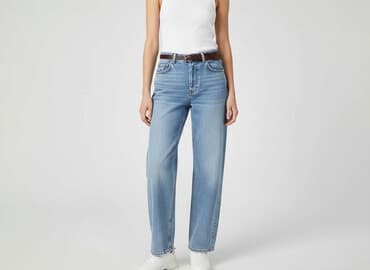pull and bear jeans: PULL&BEAR, Jeansy damskie, rozmiar 2XS — 7
