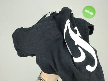 czarne koszulki damskie z nadrukiem: Футболка жіноча, розмір S — 4