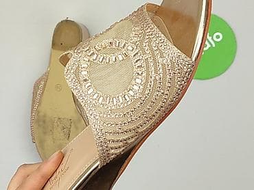 kazar klapki złote: Sergio Todzi, Klapki damskie, rozmiar 36 — 9