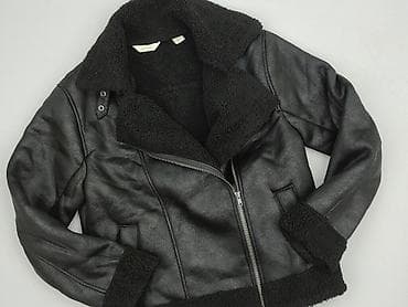 kurtka kozuszek: Bershka, Kurtka skórzana damska, rozmiar S — 1