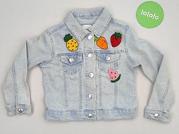 szare dresy: Dziecięca kurtka jeansowa, 5-6 lat, 110-116 cm, Sinsay, stan - Bardzo dobry — 2