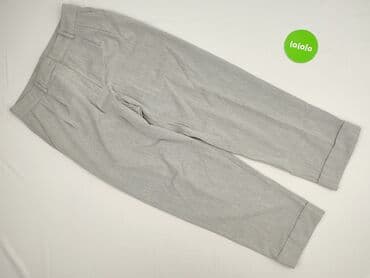 plisowane spódnice szara: Spodnie materiałowe damskie, rozmiar M — 2