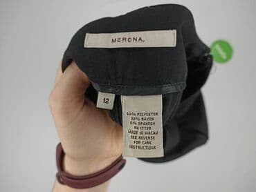 Spodnie: Spodnie materiałowe damskie, L — 4