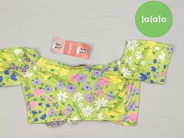 bluzka w geometryczne wzory: Boohoo, Top damski, rozmiar M — 3