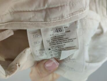 koszulka z długim rękawem w paski: Chinosy dla mężczyzn, M — 5