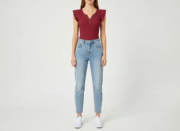 sinsay t shirty damskie: Sinsay, T-shirt damski, rozmiar XS — 6