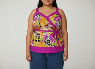 bluzki do tańca latino: Bluzka damska, rozmiar 6XL — 7