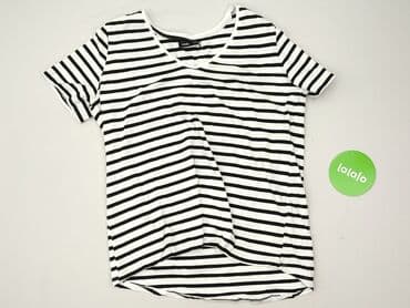 czarne t shirty w serek damskie: Sinsay, T-shirt damski, rozmiar XL — 2