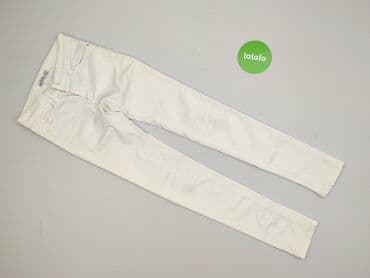 stradivarius brokatowe jeansy: Stradivarius, Jeansy damskie, rozmiar 2XS — 2