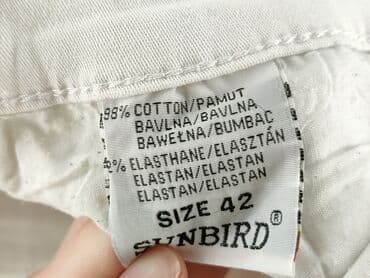 spodnie woskowane białe: Men's trousers, size XL — 5