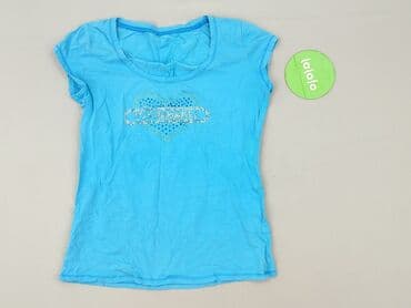 srebrne sukienki na imprezę: T-shirt damski, rozmiar M — 2