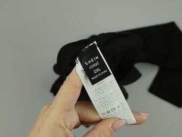 czarne bluzki dekolt v: Shein Curve, Bluzka damska, rozmiar 2XL — 4