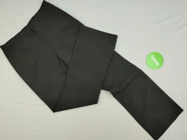 legginsy woskowane wysoki stan: Spodnie materiałowe damskie, rozmiar L — 2
