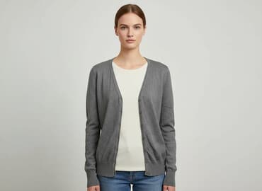 kurtki zimowe damskie c a: Kardigan damski, rozmiar S — 5