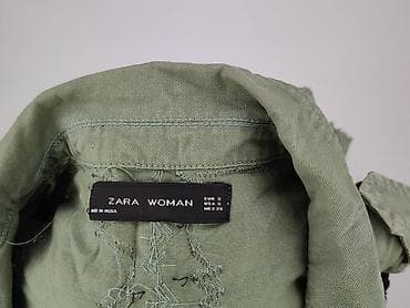 kurtka w stylu boho: ZARA WOMAN – kurtka koszulowa damska z naszyciami boho - Model — 4