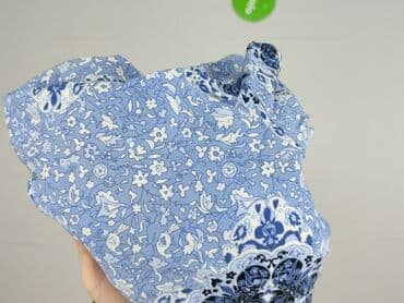 niebieska sukienka w kwiaty h m: H&M, Sukienka damska, rozmiar L — 7