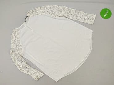 białą bluzka z długim rękawem zara: Zara, Bluzka damska, rozmiar L — 2